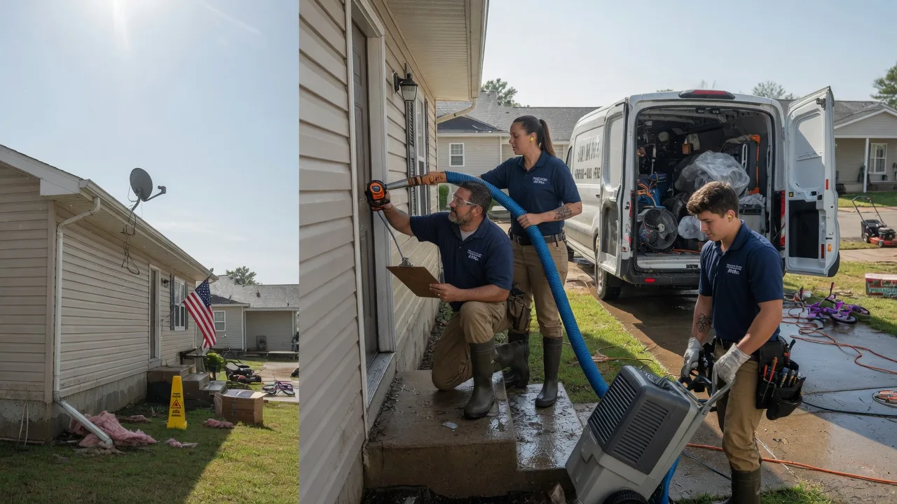 Ceiling Water Damage Restoration in Weleetka, OK near me