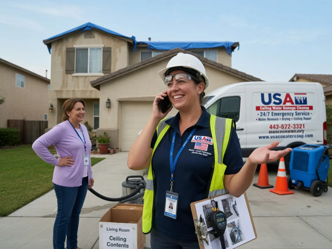 Ceiling Water Damage Restoration Weleetka, OK FAQs