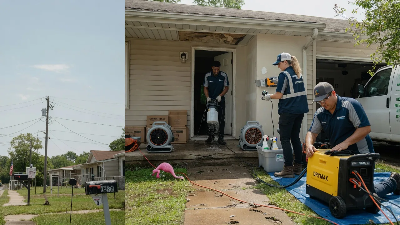 Storm Damage Water Removal in Weleetka, OK near me